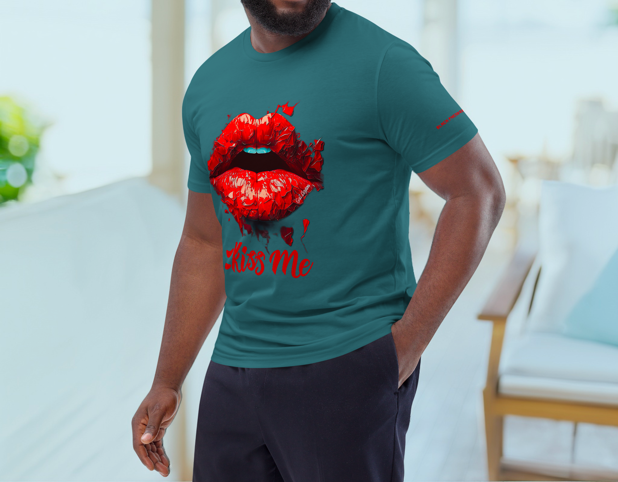 KISS ME 1 T-shirt Unisexe (Édition Lover)