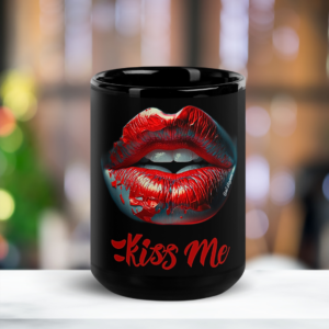 KISS ME 2 Black Mug (Édition Lover)