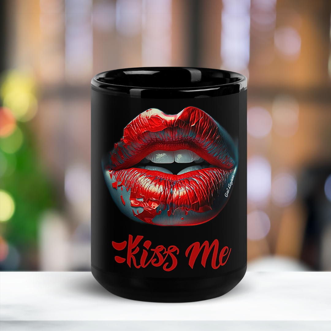 KISS ME 2 Black Mug (Édition Lover)